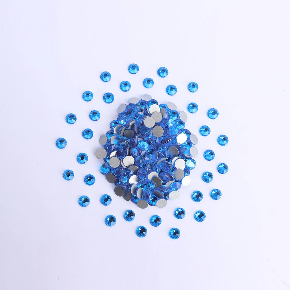 Ss5-ss20 High Quality Customization Flat Back Crystal  Non Hot Fix Rhinestone,Factory Direct Sale Flat Back Rhinestone for Dress