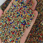 Factory Wholesale 3D Round Sharp Bottom Crystal Diamond Rhinestone Glass Nail Art Rhinestones for Shoes Garments Bags Hats