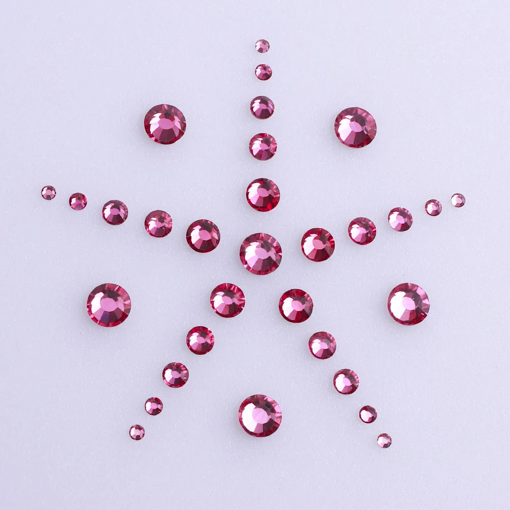 QIYI Factory Wholesale Mixed Size Ss4-ss20 Bling Crystal Rhinestones Bulk for Decorative Nail Art
