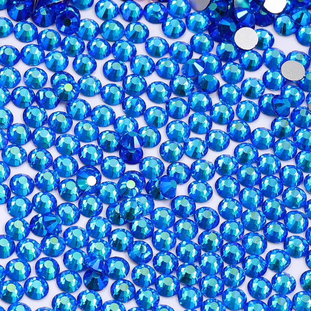 QIYI SS30-SS60 1001-1129 Colors Flat Back Non Hot Fix Durable Latest Fashion Popular Style Glass Crystal Rhinestones for Shoe