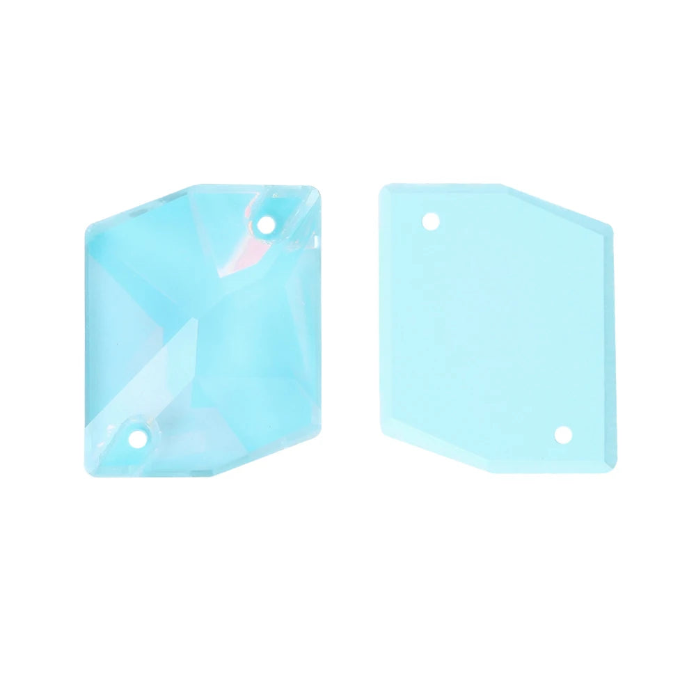 QY Wholesale Cosmic Sewing Crystal Glass Bling Sew-On Rhinestones Flat Back Non Hotfix Stones Bling for Clothing Accessory