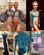 8 Big 8 Small Facet Flatback Crystal 16 Cuts Naked AB Non Hotfix Strass Glass Rhinestone for Dacing Garments Decoration