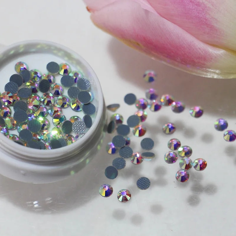 Wholesale Shiny Flat Bottomed Water Diamonds Loose Rhinestone Nail Art Accessories Jewelry DIY Decorative Materials