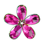 Wholesale  Drop Sew-on Stone K9 Crystal Flat Back  Rhinestones  Crystal for Sewing Glass Fancy Sew on Drop 3230