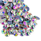 AB Crystal Hotfix Rhinestones Bulk Flatback Glass Iron-On Gems for DIY Garment Bags & Dress 14400 Pcs SS10 on Shirt Fabric