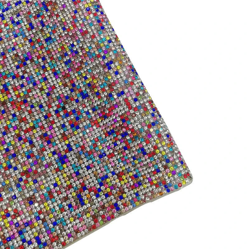 SS6 Hot Sales Custom Bling Bling Rhinestone Mesh Glass Crystal 2MM Hot Fix Rhinestone Sticker Rhinestones for Car