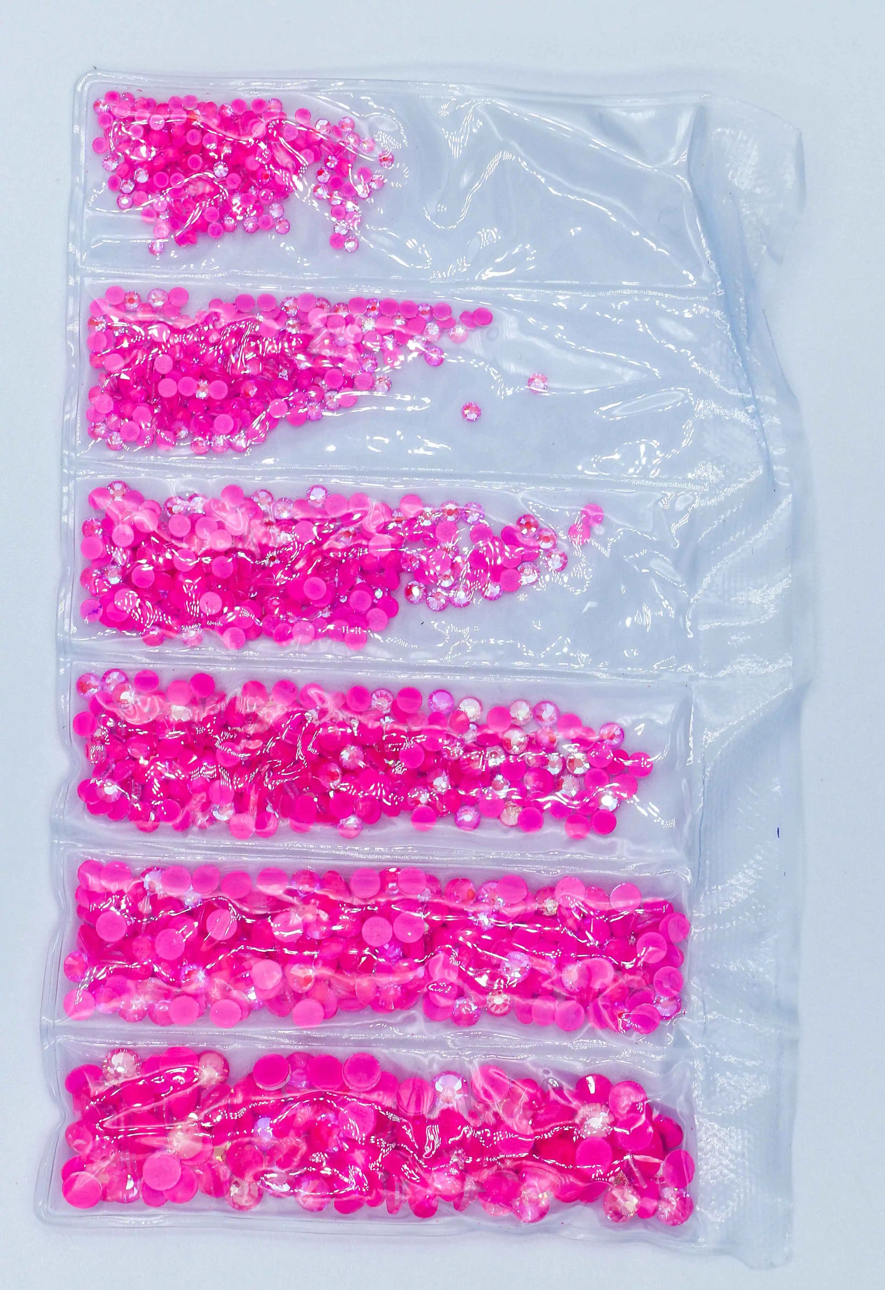 Fluorescent Luminous Mix SS6-SS20 Non Hotfix Neon Rhinestone Noctilucent Electric Nail Art Decorations