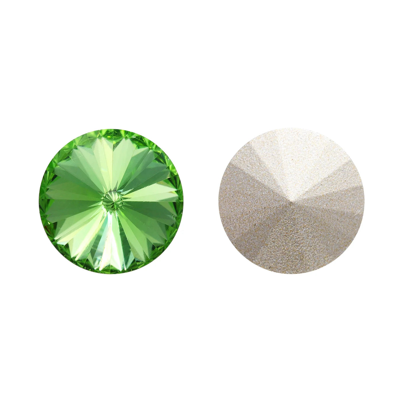 1122 QIyi  New Product Explosion Rivoli Shape Eco-friendly Materials Trendy Design K9 Glass Point Back Rhinestone for DIY