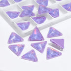 Triangle 12mm 16mm 22mm 80+Colors Sew on Rhinestones 3270  Flat Back Bling Bling Diamond Stone for Fashion Jewelry Clothes