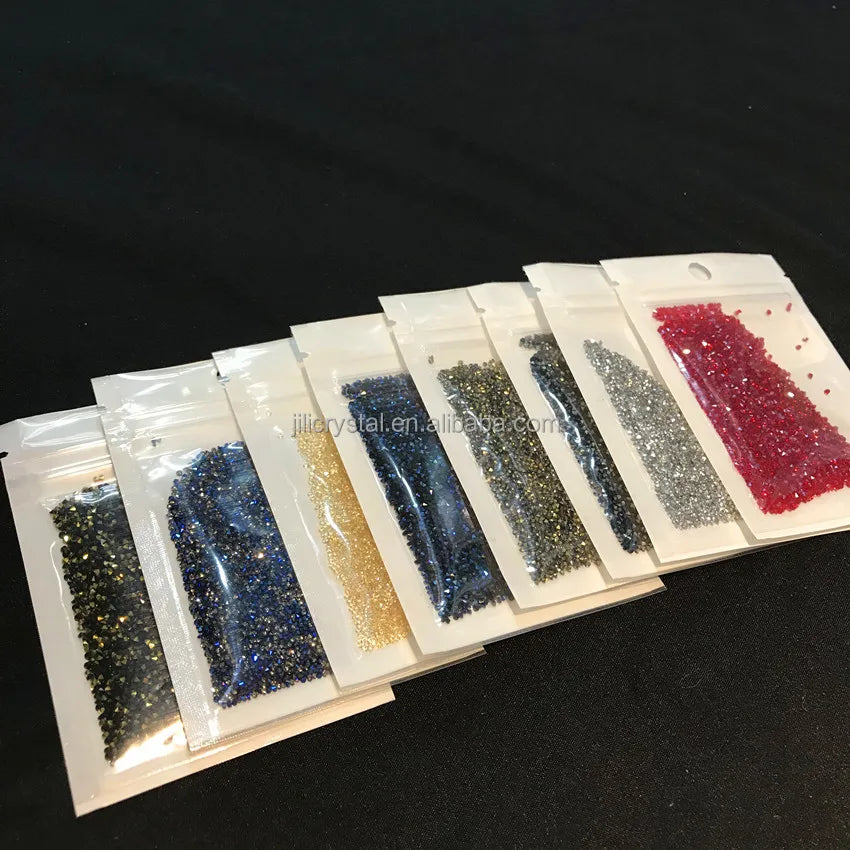 High Quality Bulk Glass Rhinestones Transparent for Nail Art Bags Garments Shoes Decoration Jewelry Decoration