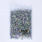 Factory Price Hotfix Glass Crystal Flat Back Rhinestone Round Hotfix Crystal Stone Shine Blilng  for Clothing Accessories