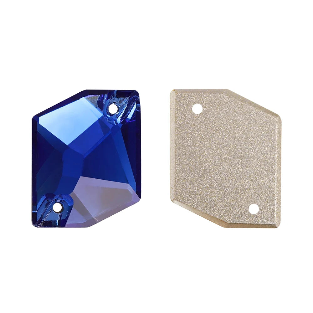 3265 Cosmic Shape 10*12mm/11*14mm/13*17mm/17*21mm Top Quality Durable Innovative Design Clear Glass Sew-on Rhinestones for DIY