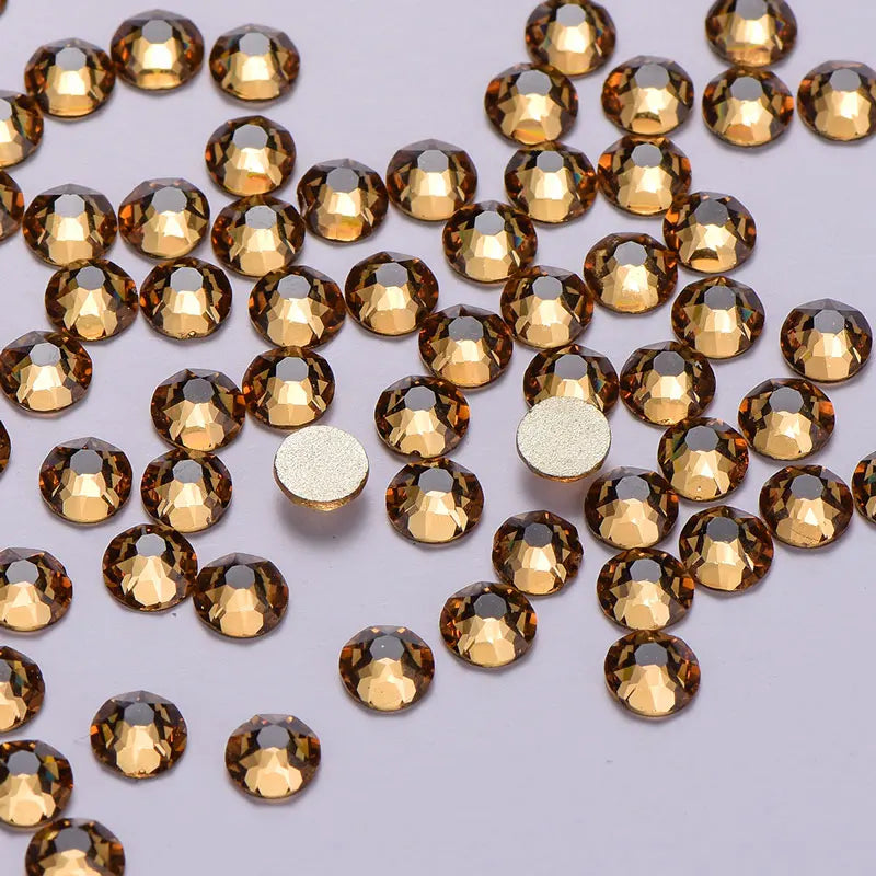 Sparkling Nail Art 2088 16 Cut 8 Big 8 Small Facets Glass Non Hot Fix Rhinestone for Rhinestone Shoes Sneaker