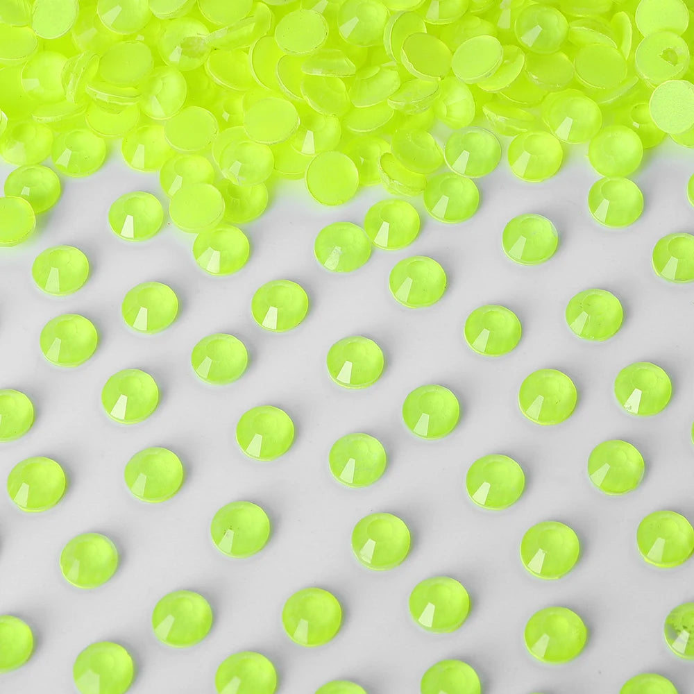 Factory Wholesale Mocha Neon Series Grade AAAAAA High Quality Glass 12 Facets Loose Bright Shining Colors Crystal Rhinestones