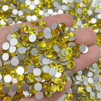 Wholesale High Quality Non Hotfix Rhinestone Diamond Strass Flatback Glass Crystal Rhinestones Bulk for Cloth DIY Crafts