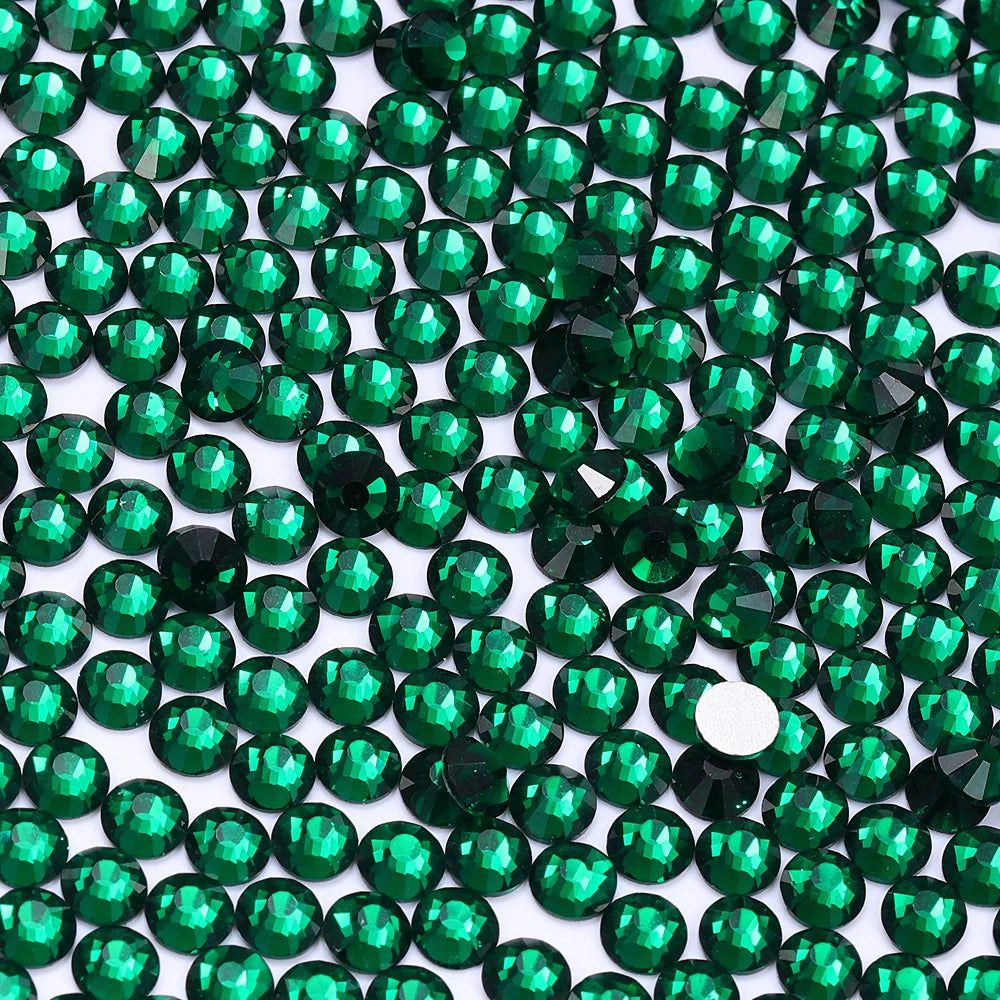 QIYI SS30-SS60 1001-1129 14400pcs Flat Back Non Hot Fix Durable Latest Fashion Popular Style Glass Crystal Rhinestones for Shoe