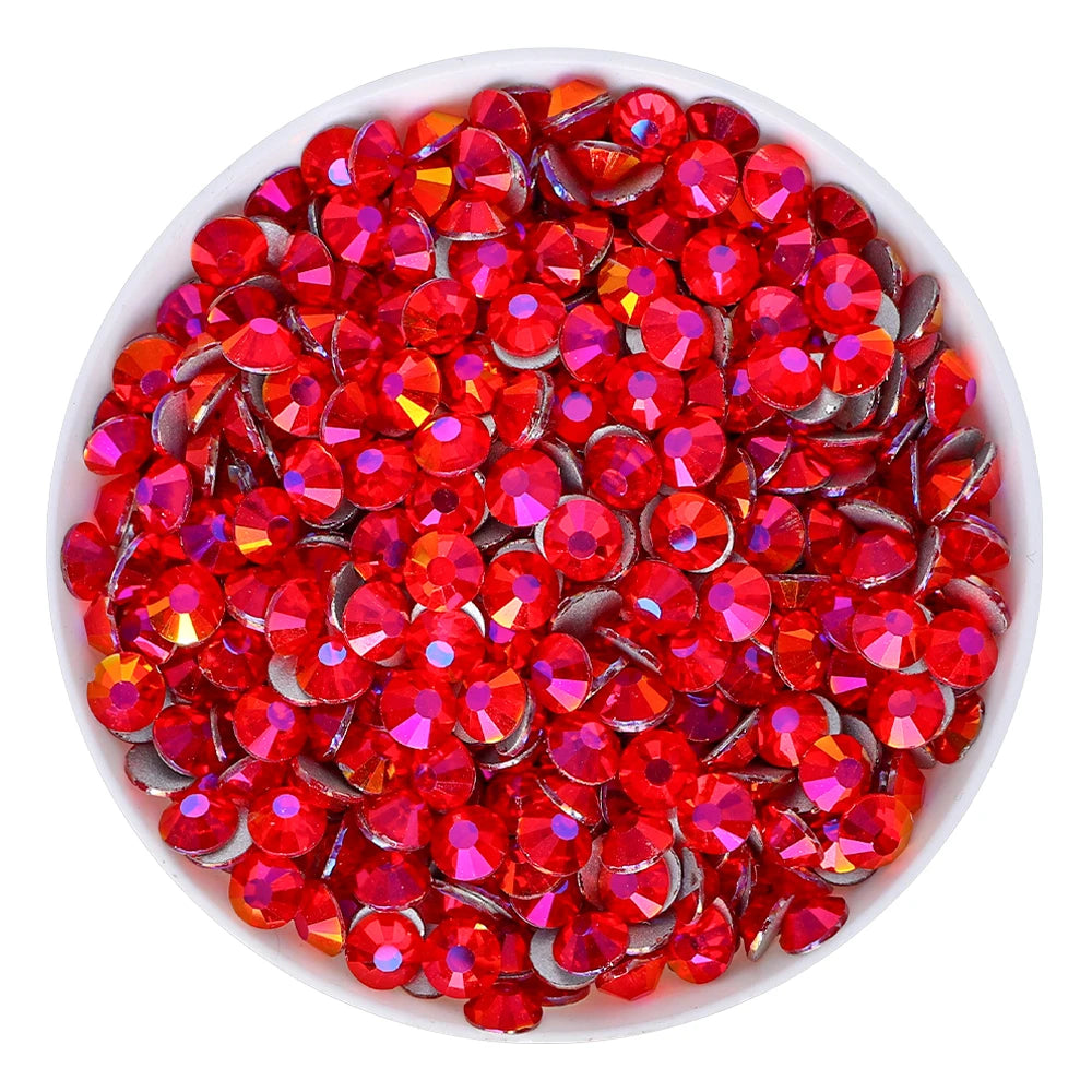 QIYI SS10-SS20 1130-1187 14400pcs Non Hot Fix Factory Direct Wholesale High Quality Durable Glass Crystal Rhinestones for Girls