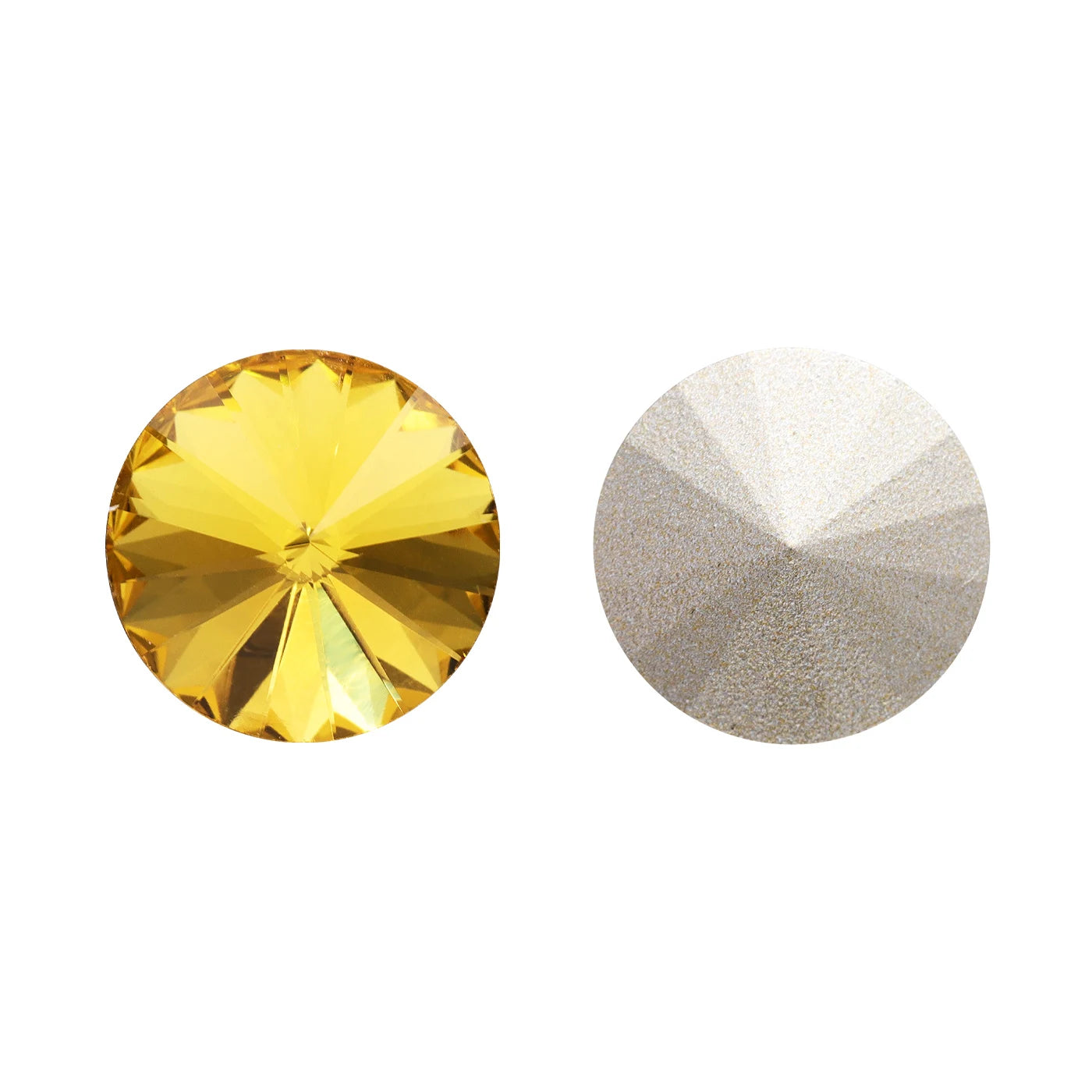 1122 QIyi  New Product Explosion Rivoli Shape Eco-friendly Materials Trendy Design K9 Glass Point Back Rhinestone for DIY
