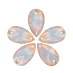 High Quality Hand-Sew on DIY Drill Drop-Shaped  Glass Crystal Rhinestone Sew-On  Setting for Shoes & Dresses for Fashion