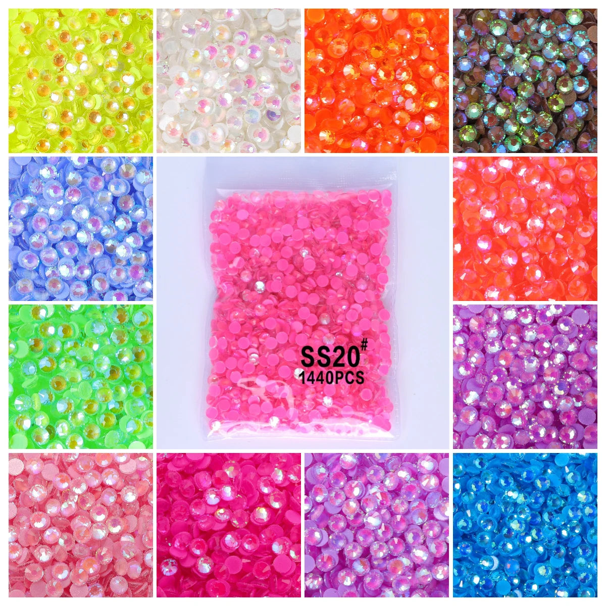 Wholesale Luminous Mocha Shimmer Color Glass Flatback Rhinestones Glass Crystals Rhinestones Diamond for Fashion Jewelry Earring