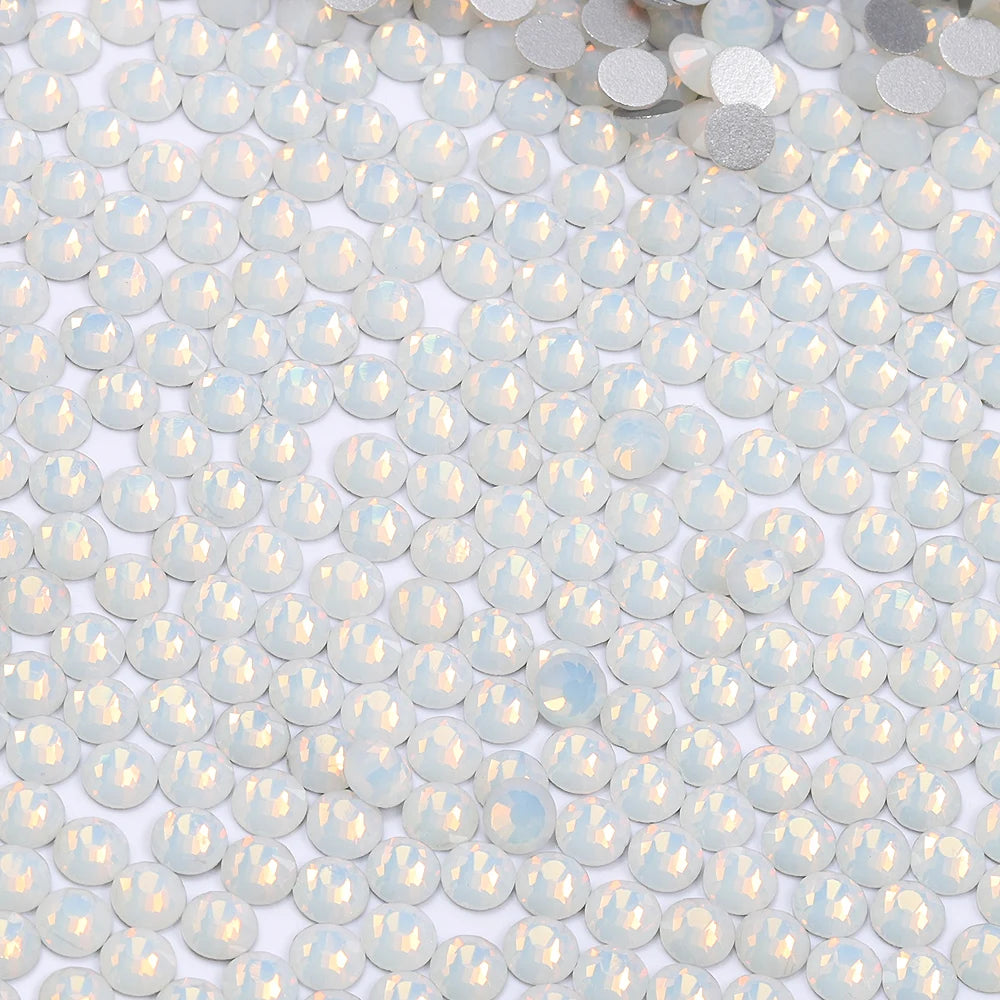 QIYI 1001-1035 SS30-SS50 Colors Flat Back Hot Fix Durable Latest Fashion Popular Style Glass Crystal Rhinestones for Garment