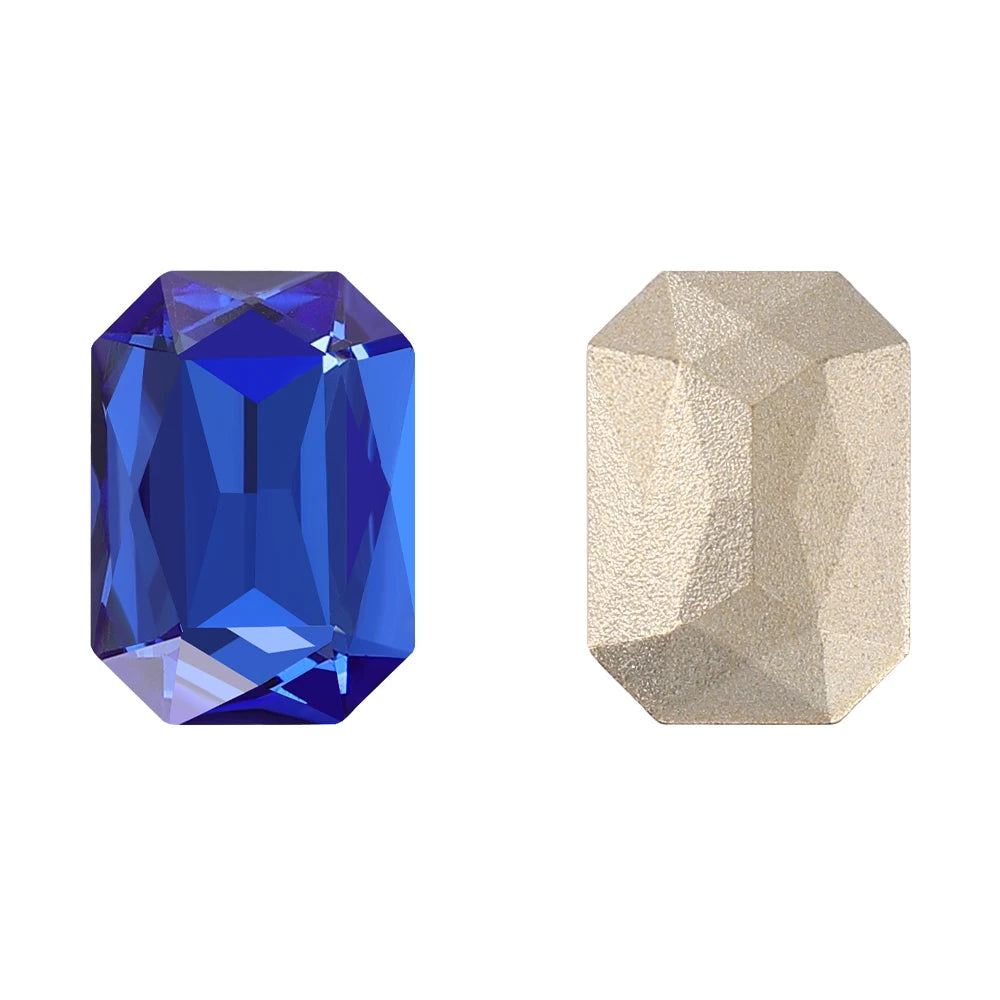 New Shape Hot Selling Maxi Cushion Octagon K9 Glass High Quality Durable Innovative Design Popular Decoration Point Back Stones