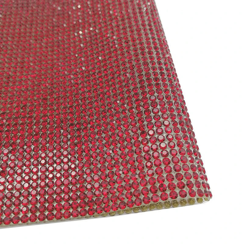 SS6 Hot Sales Custom Bling Bling Rhinestone Mesh Glass Crystal 2MM Hot Fix Rhinestone Sticker Rhinestones for Car