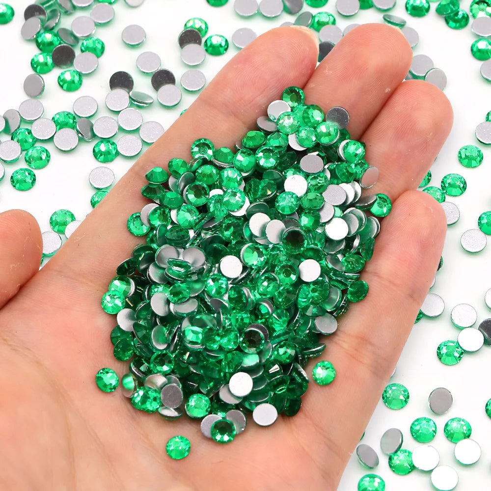 2024 New Design September New 23th Wholesale Rhinestone Non Hotfix Flat Back Crystal Glass  for Clothing