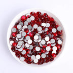 SS6-SS30 Wholesale Small Bag Non Hotfix Glue on 4A+ Quality Rhinestones Glass Crystal Flatback Regular Cut for Nail Art