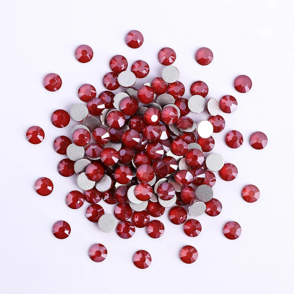 QIYI Wholesale Fashion Neon Color Luxury High Quality Ready to Ship Sliver Back Mocha Rhinestone for Decorating Garment Nail Art