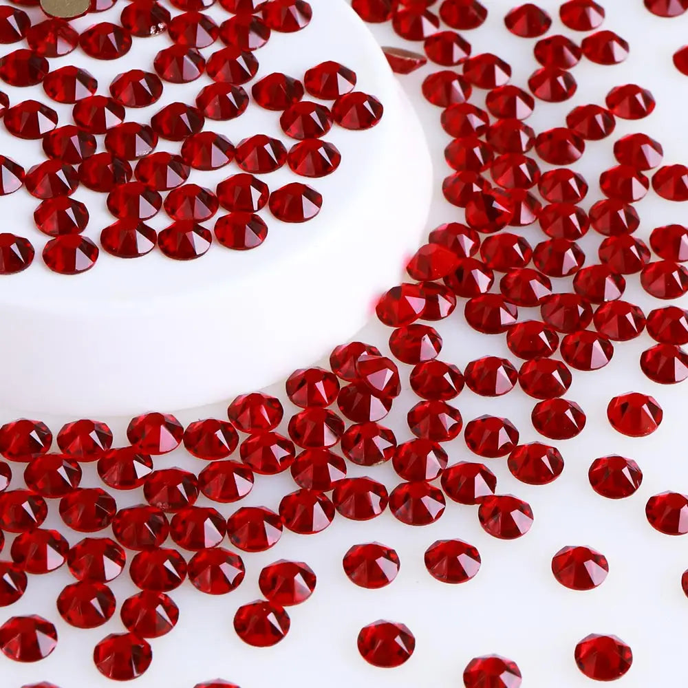 16 Cut Wholesale High Quality Glass Stone 14400pcs/bag Flat Back Cold Fixation Non Hot Fix Crystal Rhinestone for Nails