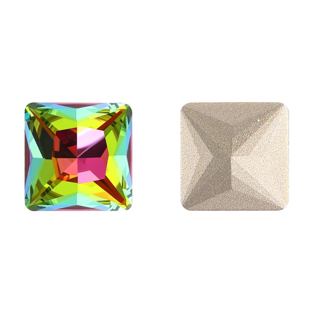 Effect Color Hot Selling Latest Fashion Design Factory Wholesale New Design Eco-friendly Materials K9 Glass Point Back Stone