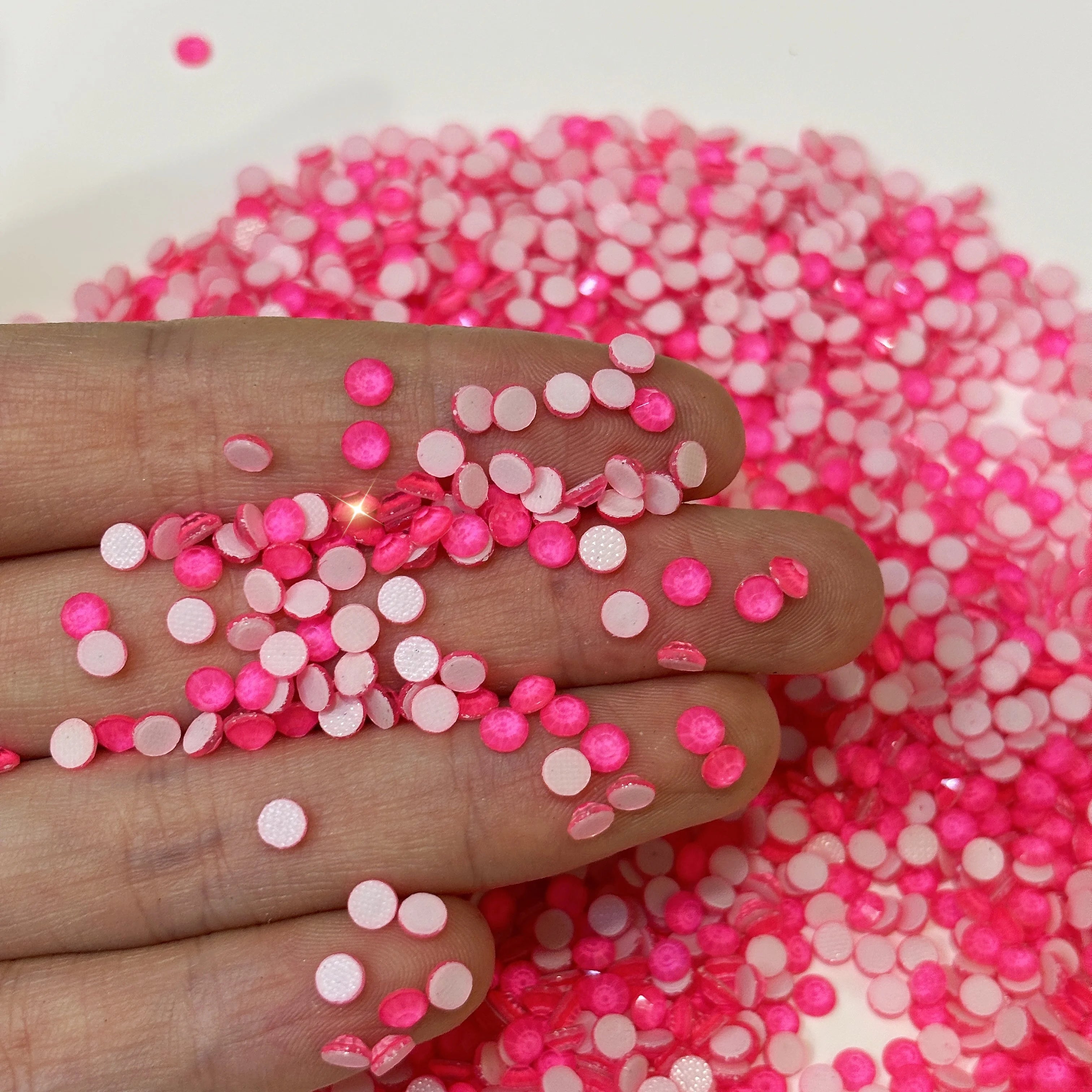 Wholesale SS8 DMC Rhinestones Glass Hot Fix Crystal Diamond Garment Accessories Decorations Flat Back Rhinestone