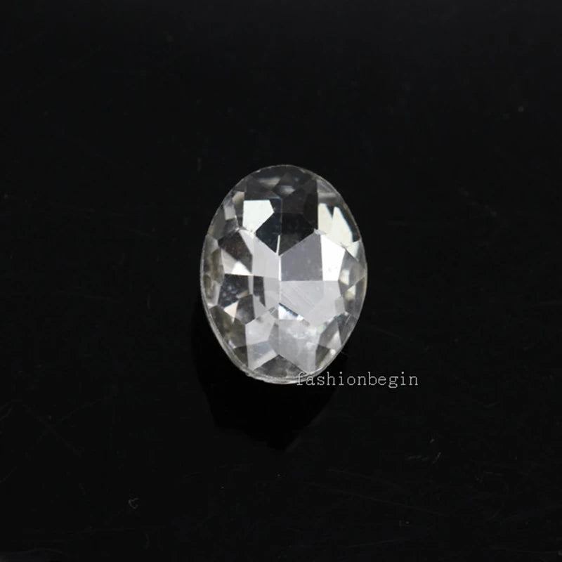 All-size Oval pointback crystal glass rhinestones diamantes fancy stones beads for shoes,bag,clothes, craft DIY jewelry material