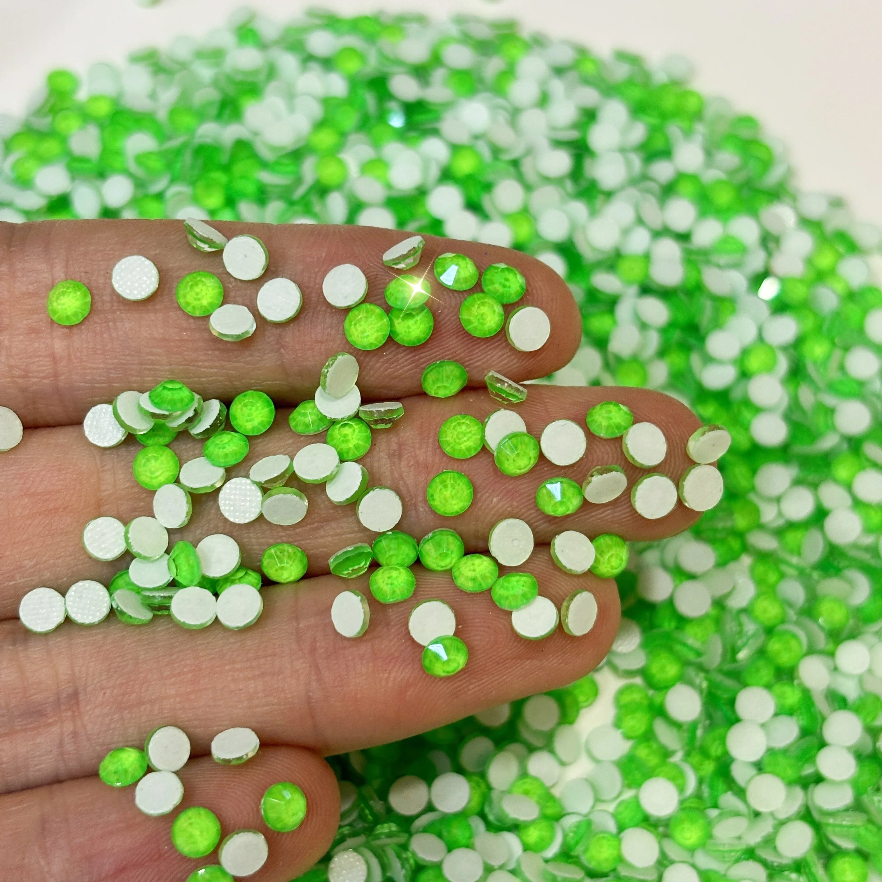 Bulk Shiny Glass Rhinestones Crystal Flatback AB DIY Nail Art Shoe Garment Decorations Hot Fix Glue-On Rhinestone