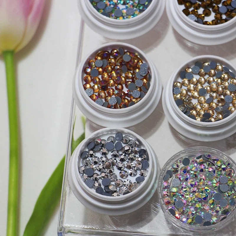 Wholesale Shiny Flat Bottomed Water Diamonds Loose Rhinestone Nail Art Accessories Jewelry DIY Decorative Materials