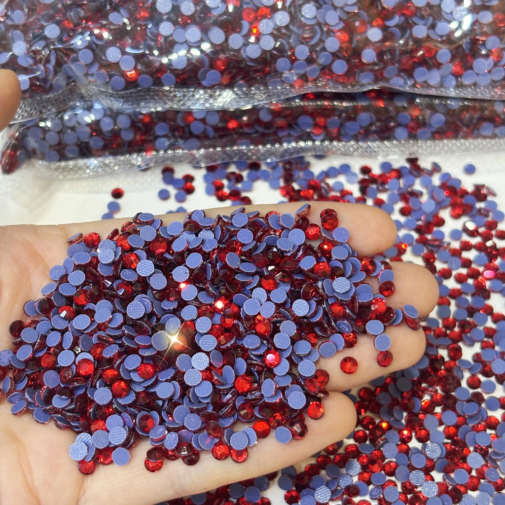 Bulk Shiny Glass Rhinestones Crystal Flatback AB DIY Nail Art Shoe Garment Decorations Hot Fix Glue-On Rhinestone