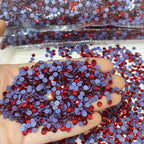 Bulk Shiny Glass Rhinestones Crystal Flatback AB DIY Nail Art Shoe Garment Decorations Hot Fix Glue-On Rhinestone