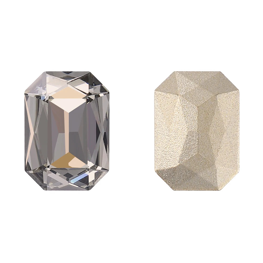 QIYI K9 Glass Grade AAAAAA Loose Rhinestones Maxi Cushion Octagon Point Back Stones