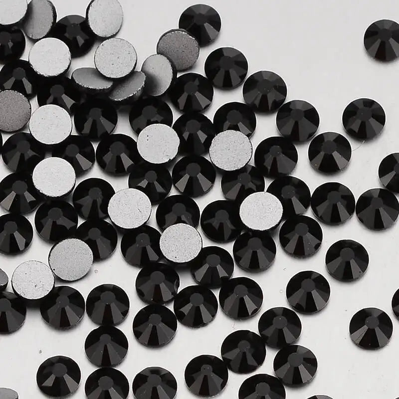 QIYI Wholesale SS4 Nail Art Crystal Rhinestones Bulk Glass Rhinestones Flat Back Non Hotfix Loose Gemstone for Rhinestone Hoodie