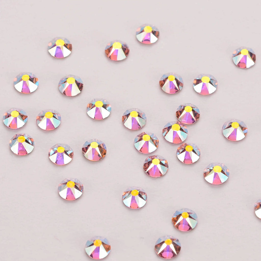 Wholesale Rhinestone 2088 Round Shape 16 Cut Faces High Quality Non Hotfix Crystal AB Rhinestone for Garment Decorations