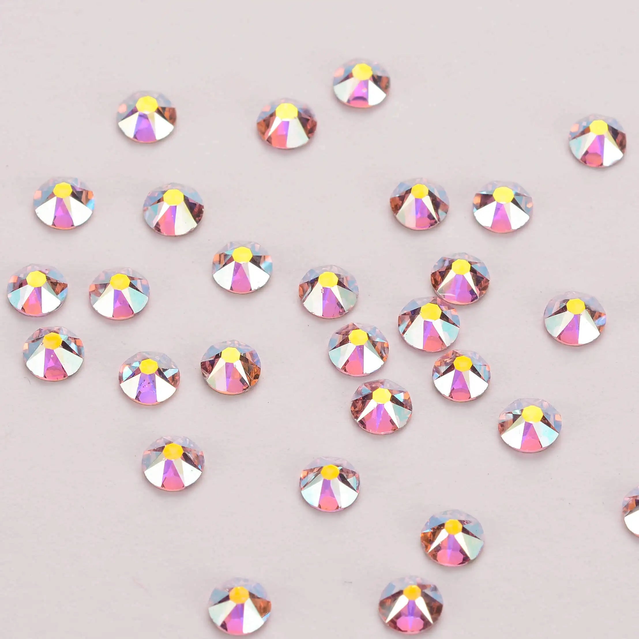 Wholesale Rhinestone 2088 Round Shape 16 Cut Faces High Quality Non Hotfix Crystal AB Rhinestone for Garment Decorations
