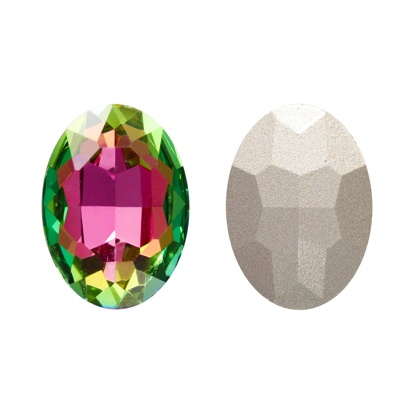 QIYI 2024  New Arrival Effect Factory Direct Wholesale Inviromental Friendly Oval Shape K9 Glass Stone for Clothing  Decoration