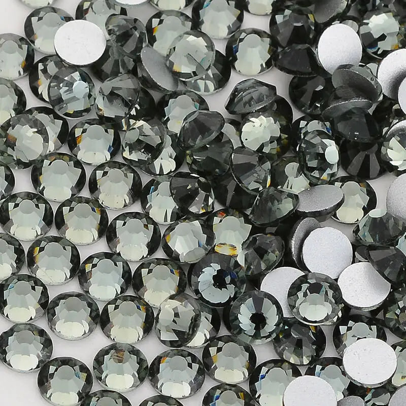Wholesale Rhinestones Blingbling 100 Colors 12 Sizes Strass Flatback Glass Crystal Rhinestones for Cloth DIY Crafts