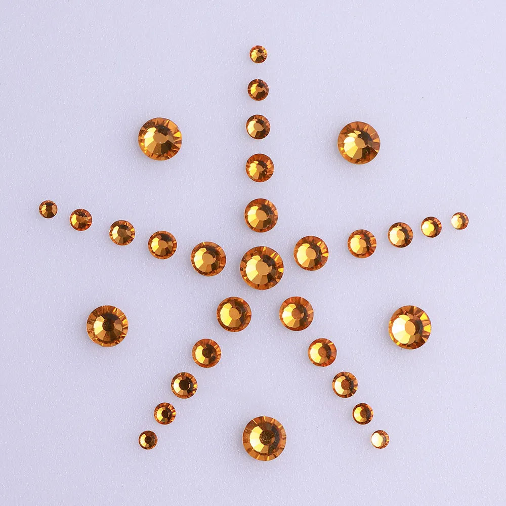 QIYI Factory Wholesale Mixed Size Ss4-ss20 Bling Crystal Rhinestones Bulk for Decorative Nail Art