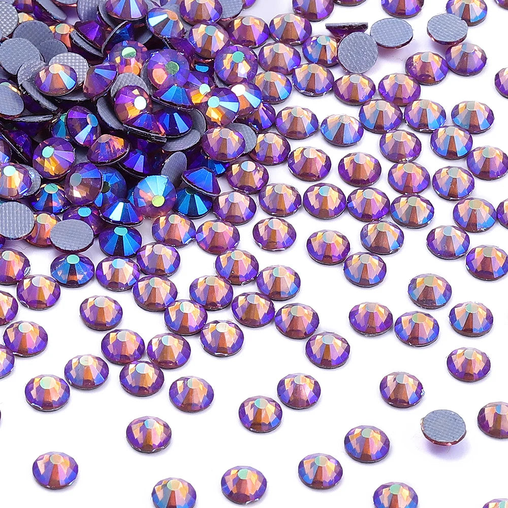 Hotfix Glass 60+Colors Rhinestone Crystal AB High Quality Rhinestones Bulk Crystals Stones Garment Accessories for Clothing