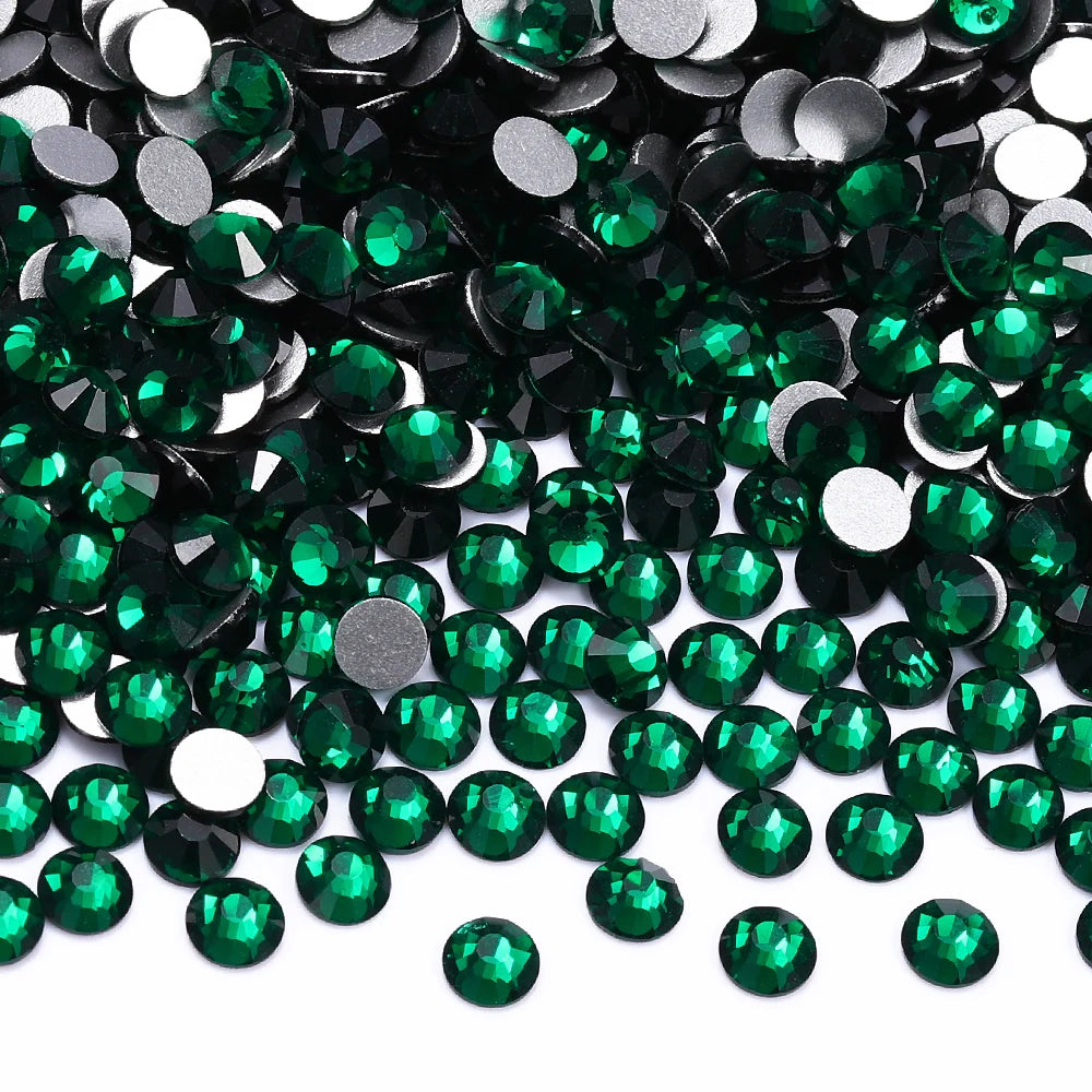 Newest Glass Rhinestones Non HotFix Flatback Rhinestones Bling Shine Bright Bulk Cup Rhinestone for Clothing Accessories