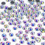 Wholesale Crystal and Crystal AB SS3-SS30 Hot Fix High Quality Glass Crystal Bright Shining Rhinestones for Garment Decoration