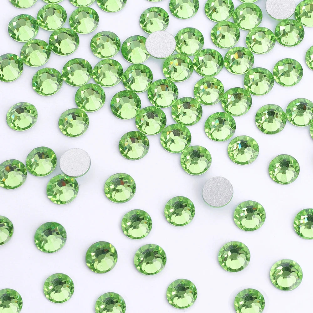 Wholesale Rhinestones Blingbling 100 Colors 12 Sizes Nail Art Crystal Rhinestone Hotfix Flat Back for Top Decoration Accessories