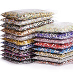 Factory Hot Selling Crystal AB Rhinestones 14400PCS Glass Non Hotfix Flatback Rhinestone Bulk for Nail Art Garment
